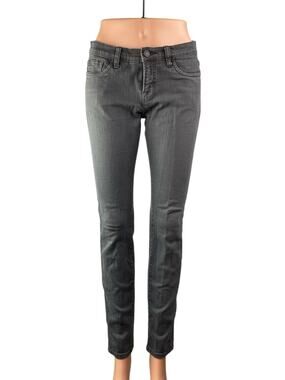 Urban Outfitters BDG Women's Gray Black Mid Rise Skinny Denim Jeans Size 28